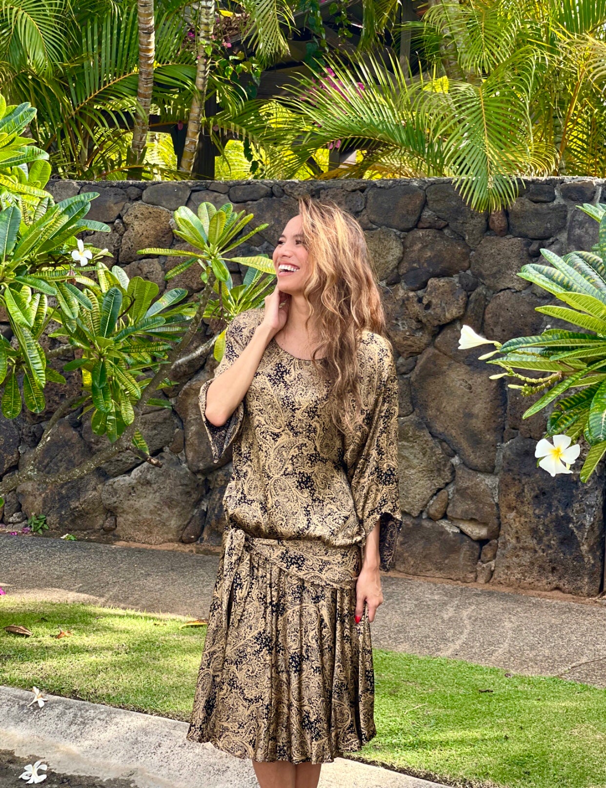 Vintage Dress ~ Golden