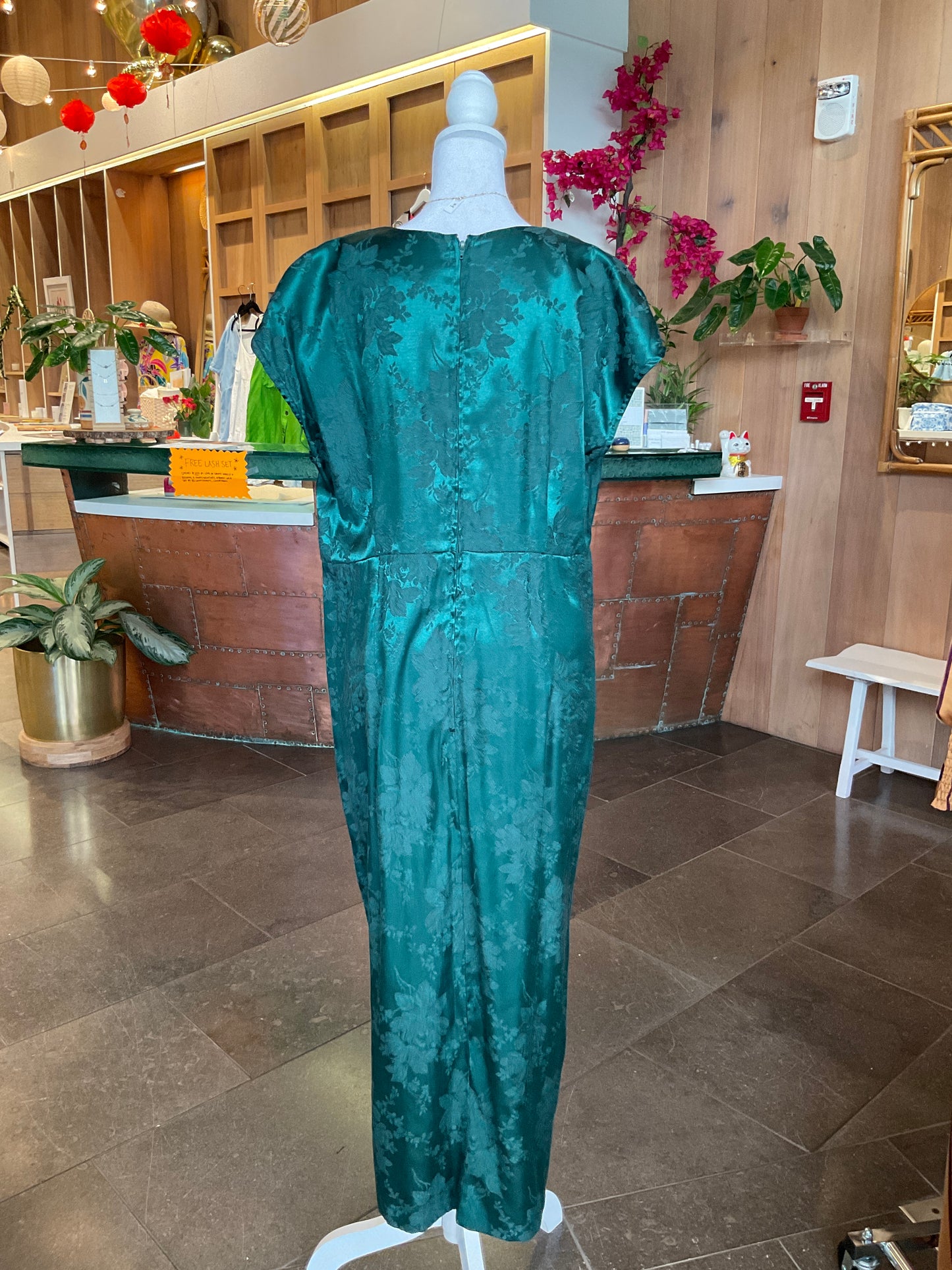 Vintage Dress ~ Emerald