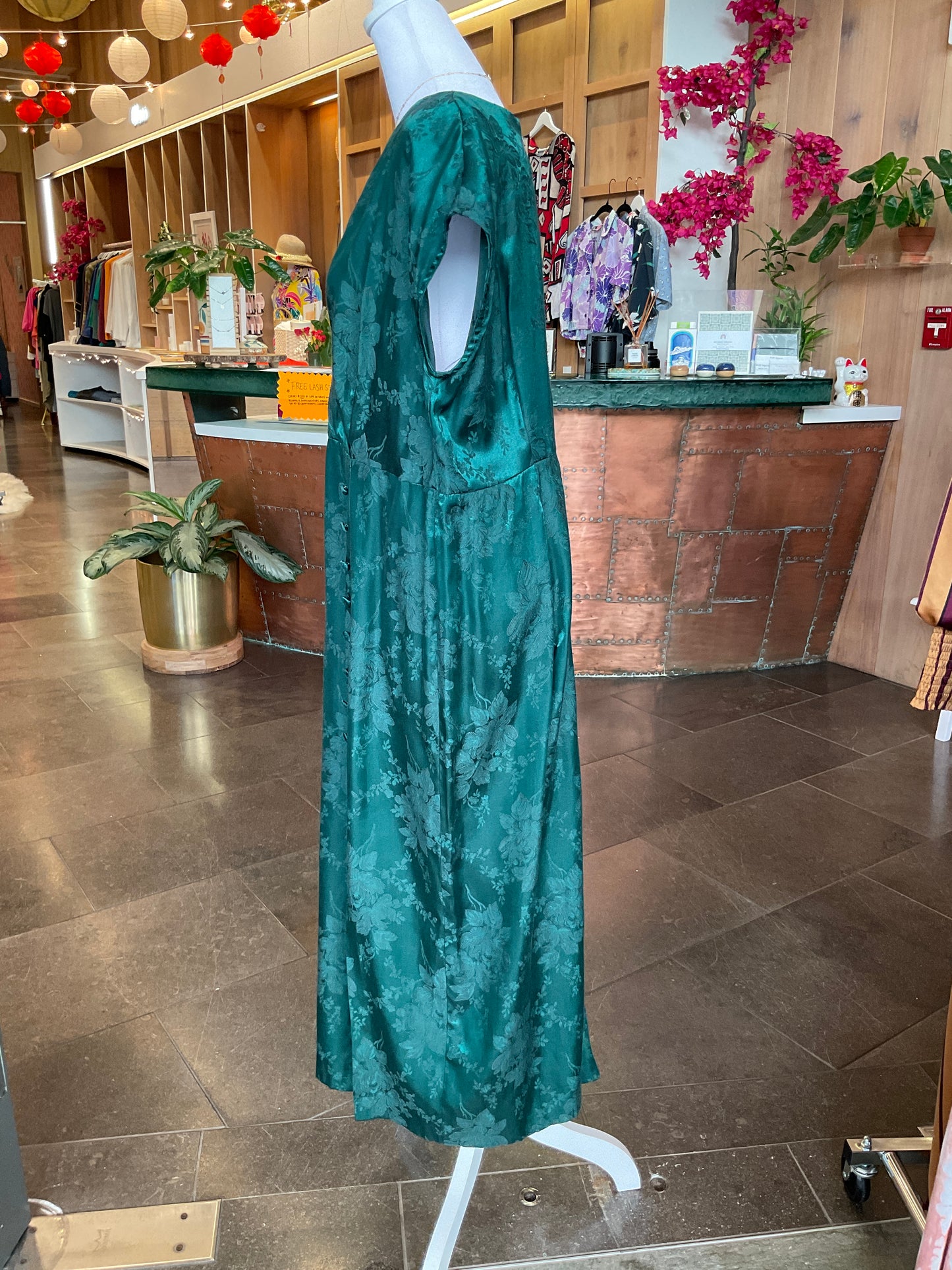 Vintage Dress ~ Emerald