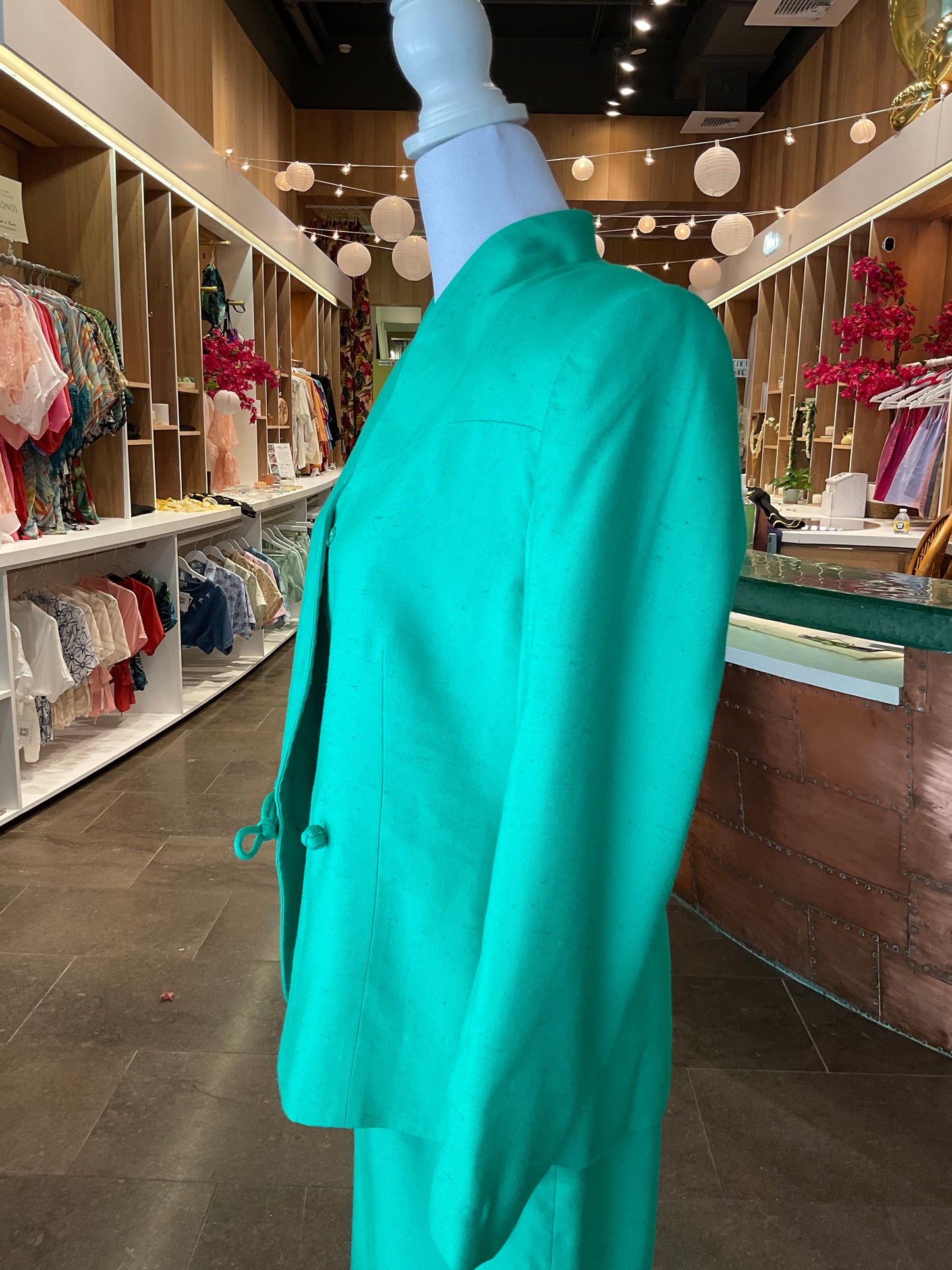Vintage Set ~ Green Blazer and Skirt