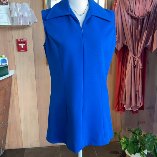 Vintage Top ~ Royal Blue