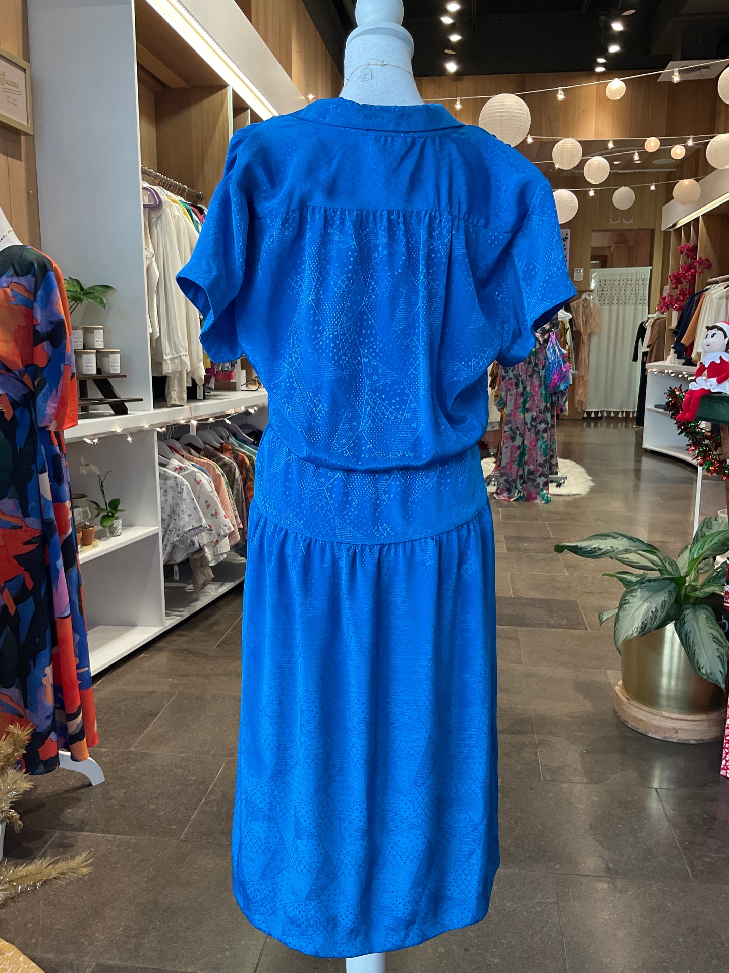 Vintage Dress ~ Blue Nina