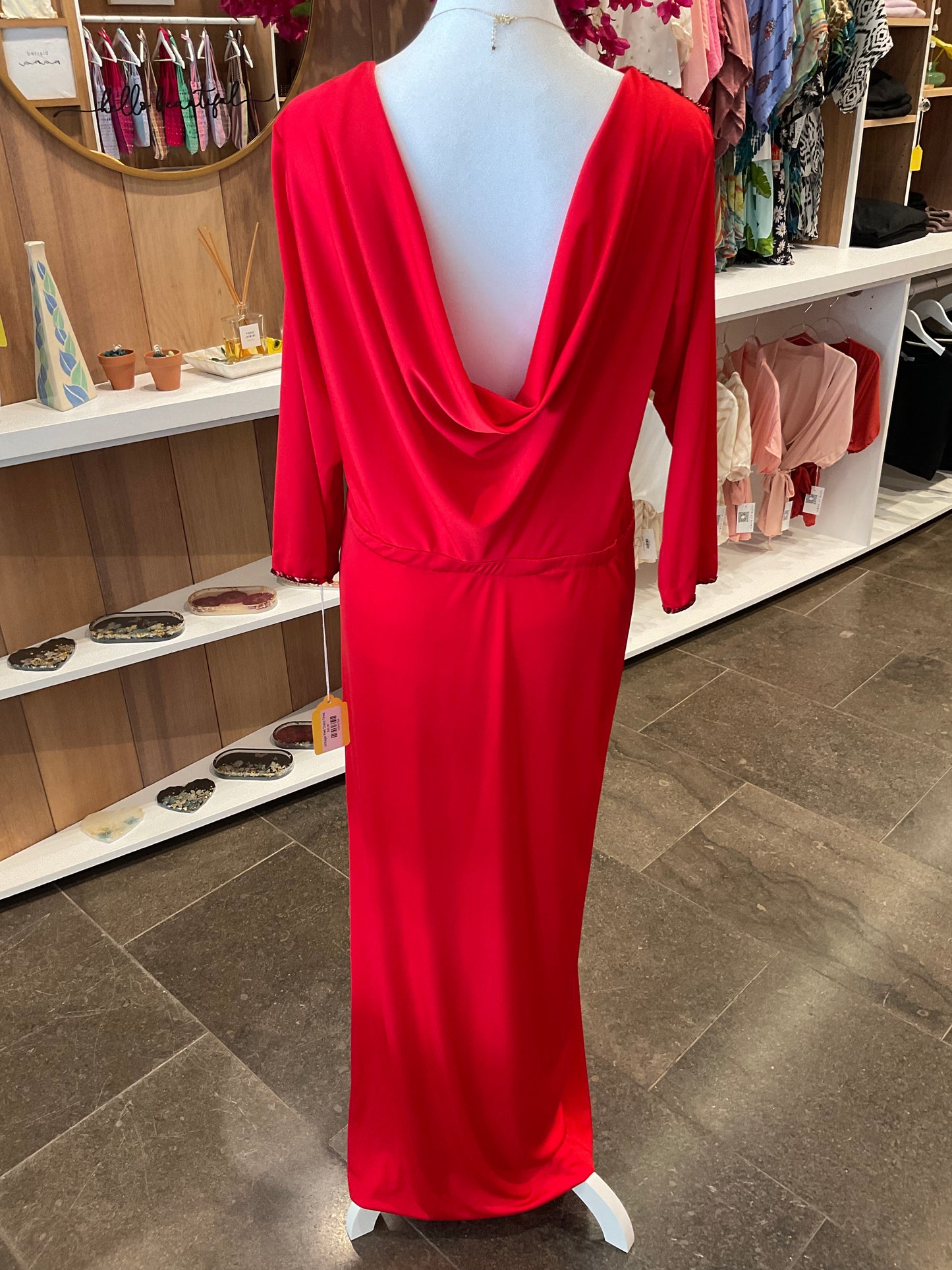 Vintage Dress ~ Red Disco